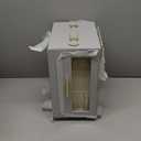 360 Rotating Jewelry Box with 5 Drawers, Spacious Vertical Jewelry Organizer with Glass Window, Jewelry Storage Case, Dustproof & Moisture-resistant Design, Grey