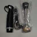 Bonsenkitchen Hand Blender, Immersion Blender with 2 Mixing Speed, Electric Handheld Mixer Portable Stick Mixer with Stainless Steel Blades for Soup, Smoothie, Puree, Baby Food