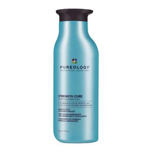 Pureology Strength Cure Shampoo - For Damaged or Color-Treated Hair, Strengthens & Prevents Breakage, Seals Split Ends, Vegan & Sulfate-Free (9 Fl Oz (Pack of 1))