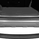 Rear Bumper Protector Compatible with Nissan Rogue 2021 2022 2023 2024 2025 2026 Accessories External Rear Bumper Protector ABS Material Matte Black Trunk Door Entry Guards