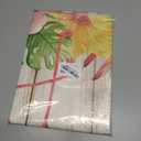 HOMFREEST Flamingo Welcome Summer House Flag Tropical Pink Bird Yard Flag 28x40 Inch Vertical Double Sided Rustic Seasonal Outside Decorations