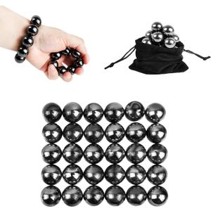 Magnetic Ball Fidget Toy, Adult Fidget Toys, Magnet Balls Can Replace Ferrite Putty, Office Desktop Decoration, Stress Relief, Anti Anxiety Magnetic Balls,Executive Desk Toys (30 Pcs Black)