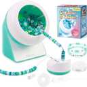 Tilhumt Clay Bead Spinner, Electric Bead Spinner for Jewelry Making, Friendship Bracelets Maker with Needle and Elastic String, Gift for Patent Design, Green (Beads Not Included)