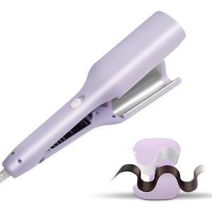 Deep Beach Waver Curling Iron Hair Crimper, Ionic Deep Waver Hair Curler Tool, Beach Waver Curling Wand, Hair Curler and Hot Tools Curling Iron with Ceramic for Short Hair Women