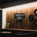 Retro Metal Sign  Classic Cigar Design Wall Plaque  12x8 Inch Tin Decor for Kitchen, Bar, Cafe, or Game Room