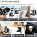 2PCS Car Cup Holder, Wall Folding Drink Holder,Suitable for Cars, Boats, RVs, Trucks, etc