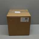 Handemade Large Round Vase for Centerpieces, White Rustic Vase Farmhouse Decor, Distressed Textured for Home Decorations, Earthy Room Decor Aesthetic, Stone Look Ceramic Clay Pottery, 9 inch