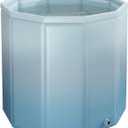Portable Bathtub for Adults, Freestanding Bath Tub for Shower | Collapsible, Hot Ice Bath Tubs with Thickened Thermal Foam to Keep Temperature, PVC Outdoor Soaking Tub, Home SPA, 80*65CM