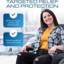 Klbs Gel Extreme Wheelchair Cushions Seat Cushion, Coccyx, Sciatica & Tailbone Pain Relief Seating Pad Ideal for Office, Kitchen Wheelchairs and Auto, 18 x 18, 3 Inch Thick 