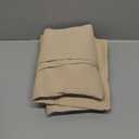 NICETOWN Room Darkening Curtain Panels for Cafe, Thermal Insulated Grommet Room Darkening Draperies/Drapes for Window (Biscotti Beige, 2 Panels, W34 x L45 inch)