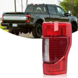 Right LED Tail Light W/Blind Spot Assembly Compatible With 2020-2022 Ford F250 F350 F450 Super Duty (Module NOT Included) Tail Lamp Outer Rear Light Right Passenger Side Replacement LC3Z13404E