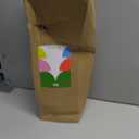 WONDROUS' DECO Wooden Christmas Tree Figurine, Tabletop Pink and Gold Tree Figurine, Set of 2 Desk Centerpieces for Christmas Decor