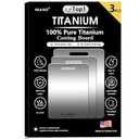 3-Pack Titanium Cutting Boards for Kitchen, Non-Slip & Double-Sided Design, 100% Pure Titanium Food-Grade Non Toxic Cutting Board, Knife-Friendly, Dishwasher Safe