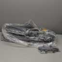 HOMIDEC Clothes Drying Rack, Oversized 4-Tier(67.7" High) Foldable Stainless Steel Drying Rack Clothing, Movable Drying Rack with 4 castors, 24 Drying Poles and 14 Hooks for Bed Linen, Clothing, Grey (Gray)