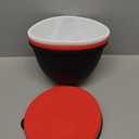 Silicone Bowl Liners for Kitchen Aid Mixers 5 qt Tilt-Head, for Baking Cooking, No More Replacement Mixer Bowls Needed,Silicone Stand Mixer Bowl Liners with Lids (Red+Black+White)