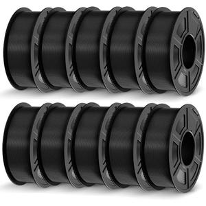 JAYO PETG Filament 1.75mm Bundle 11KG, Strong Toughness PETG 3D Printer Filament, Dimensional Accuracy +/- 0.02 mm, Fits for Most FDM 3D Printers (Black)