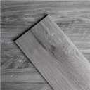 Vinyl Flooring Laminate Flooring with Grey Wooden Grain Effect 2mm Thick 18 Planks Environmentally Friendly for Office Kitchen Basements Dining Room (27Sq.Ft,Grey) (Gray)