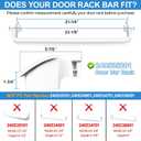 UPGRADED 240535201 Refrigerator Door Rack Bar Replacement Compatible with Frigidaire Kenmore Refrigerator Door Shelf Replacement Parts AP3214686, AH734991,FRT17B3AZB, LFHT1513LW0,FRT15 Door Shelf Rack