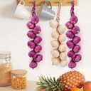 Gresorth 2pcs Artificial Onion String Fake Vegetable Home Party Christmas Harvest Decoration