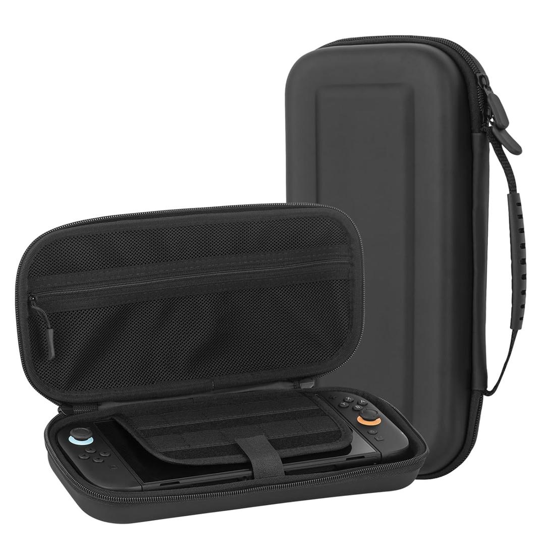 Ozynee Carrying Case for Nintendo Switch 2 (2025) with 10 Game Card Slots, Portable Hard Shell Case (Black)