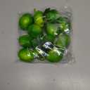 Fake Limes Artificial Lemons with Leaves Fake Fruit Lemon Decorations for Kitchen Fake Green Lemons Decorative Fruit Simulation Lifelike Faux Limes for Party Bowl Home Photography Props 12Pcs(Green)