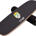 Fitlaya Fitness Balance Board Trainer Wooden Training Equipment for Fitness Workout, Hockey, Skateboarding, Surfing and Snowboarding