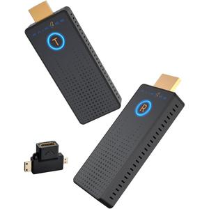 Wireless HDMI Transmitter and Receiver 4K, FAIRBEE Wireless Hdmi True UHD 4-K Input & 4K Output, Plug & Play, 98ft Range, Dual Band 2.4G/5G, for Laptop/PC/TV Box to HDTV/Projector, No App Needed