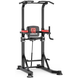 K KiNGKANG Power Tower Dip Station, Multi-Function Assistive Trainer Pull Up for Home Gym Muscle Building and Beginner Exercises,Load 450LBS