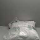 Feathers Down Throw Pillow Inserts 12x20, Set of 2, 100% Organic Cotton Shell, Soft Decorative Lumbar Pillow Insert for Living Room Sofa, Couch, or Bed (White)