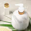 Tioncy 10 Pcs Soap Dispenser Pump with Cork Stopper Easy Press in Replacement Soap Pump Dispenser for Bottles Mason DIY Soap Lotion Jars (White)