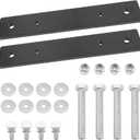 SC-2000 Additional Trailer Chock Adapter Kit Compatible with SC-3000 and SCC-4000 Motorcycle Trailer Wheel Chock for Easy Fixation and Transportation, 1/3'' Heavy Steel Plates