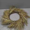 28" Artificial Harvest Wheat & Grass Wreath on Natural Twig Base