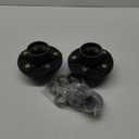 2 Sets 5 on 4.5" Bolt Circle Trailer Hub 5 Lug Idler Hub Kits for 3,500lbs 1-1/16'' to 1-3/8'' Tapered Axle, Replacement for L68149 L44649 Inner & Outer Cone Bearings