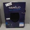 SANILO Wooden Toilet Seat with Soft Close [ELONGATED] - Decorative, Quiet & Slow Close Molded Wood Seat - With Strong Bumpers & Hinges - Adjustable Fit - Black Wood