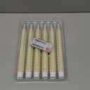 Flameless Taper Candles White Flickering with Remote Timer, Battery Operated Candlesticks 3D Wick LED Spiral Candles 6 Pack 9.8" Real Wax Wedding Home Birthday Christmas Decor