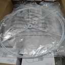 Farmhouse Table Lamps for Living Room, 27" Vintage Rustic Beside Lamp Set of 2 with USB A+C Charging Ports & AC Outlet, Retro Nightstand Lamp with Fabric Shade for Bedroom Entryway(4 Bulbs Included), Blue