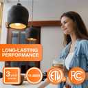 Sylvania A19 9W = 60W LED Light Bulb, 5 Color Temperature Select (2700/3000 / 3500/4000 / 5000K), 800 LMS, Medium Base, Frosted - 8 Pack (42558)