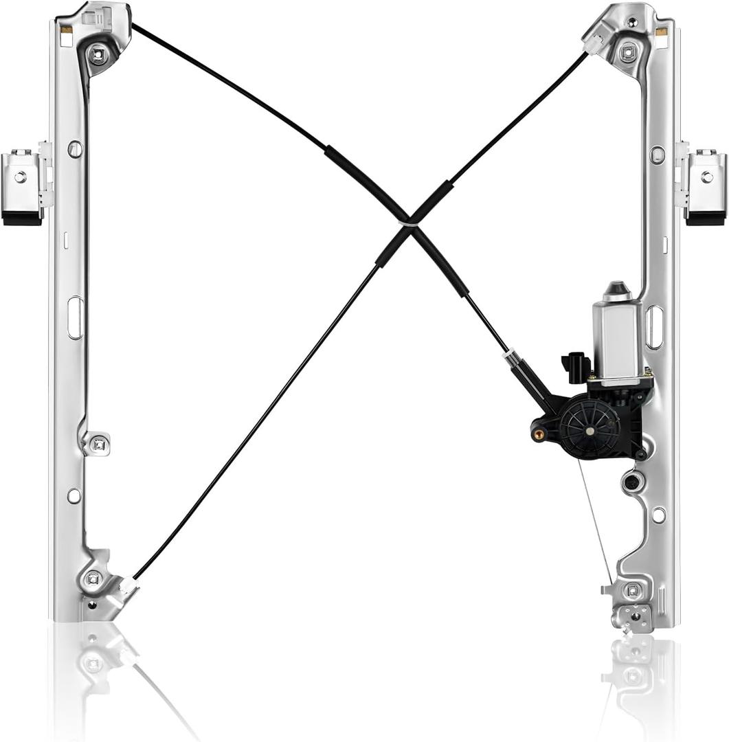 Front Right Passenger Side Power Window Regulator Assembly W/Motor Compatible for Cadillac Escalade Chevrolet Avalanche Silverado Suburban GMC Sierra Yukon 2000-2006 (Front Right Side)