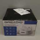 Greadio CD Player Boombox Cassette Player Combo with Bluetooth,AM/FM Radio,Stereo Sound with Remote Control,AUX/USB Drive,Tape Recording,AC/DC Powered,Headphone Jack,LCD Display for Home,Kids,Gift (White)