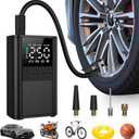 ORIA Tire Inflator Portable Air Compressor, 150 PSI Air Pump for Car Tires, Electric Bike Pump with Digital Pressure Gauge, LED LightAuto Shut-Off for Car, Motorcycle, Bicycle, Balls