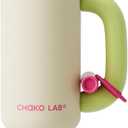 CHAKO LAB BaWang Insulated Stainless Steel Tumbler | Tumbler with Handle and Straw 33oz | Cup Holder Friendly for Travel | Leakproof Water Bottle | BPA-Free | Cerratic liner| green