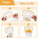 24 Pieces Basketball Hoop Snack Cups, Basketball Party Decorations, Disposable Snack Cups and Bowls for Ball-Themed Parties to Hold Snacks and Treats