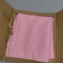 sancua Round Tablecloth - 70 Inch - Water Resistant Spill Proof Washable Polyester Table Cloth Decorative Fabric Table Cover for Dining Tables, Buffet Parties and Camping, Pink