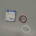 Anteel Magnetic Silicone Ring Grip Phone Holder, Strong Magnetic Attraction, Comfy and Portable, Removable Finger Loop Grip for Magsafe Phone Case (Clear)