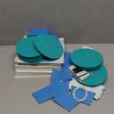 Soaoo 30 Sets Snow Picture Frame Craft for Kids Christmas Winter Magnet DIY Photo Frames Fun Snow Globe DIY Snowman Snowflake Crafts for Winter Christmas Classroom Toddlers Holiday Party Activities