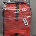 First Aid Bag Empty Large Medical Bag with Shoulder Strap 16x 9 x 7 Medicine Organizer Box Travel First Aid kit Emergency Supplies Storage Bag for Car, Home, Office, Outdoor (Red)