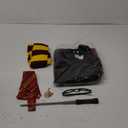 Cosplay Costume Complete Props Accessories Gifts for Birthday Party Magic Wand Eyeglass Frame Knit Scarf Tie Necklace Set for 10-12 Years Old