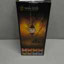 Yarra-Decor Turkish Moroccan Lamp with Bronze Base 3 Color Options Handmade Swan Neck Tiffany Mosaic Glass Bedside Lamps for Bedroom (LED Bulb Included)(1)