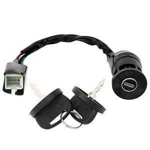 AHL Ignition Key Switch 53417-50549 ‎Compatible with Polaris Sportsman 90 Predator 90 Outlaw 50 Scrambler 90 Scrambler 50 ATV Sawtooth 200 2001 2002 2003 2007 2008 2009 2010 2011 2012 2013 2014-2018