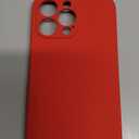 FireNova Designed for iPhone 14 Pro Max Case, Silicone Upgraded [Camera Protection] Case with [2 Screen Protectors], Soft Anti-Scratch Microfiber Lining Inside, 6.7 inch, Deep Red